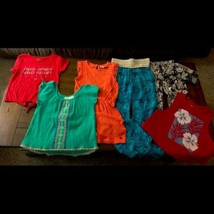 Lot of 7 ROXY GIRLS  sizes 5-6x   New without tags